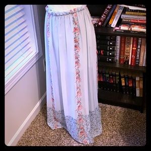 Ruffled waist maxi - no tag never washed/worn
